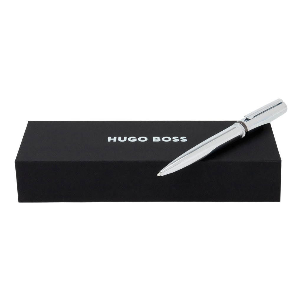 Pens & writing instrumetns HUGO BOSS Metal Chrome Ballpoint pen Gear 