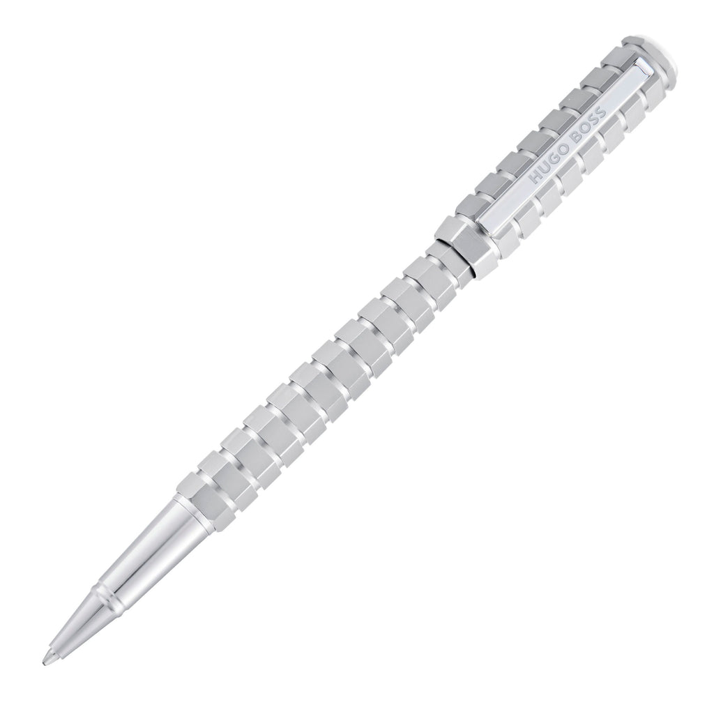 Shop HUGO BOSS chrome-plated limited edition rollerball pen Nexus in HK