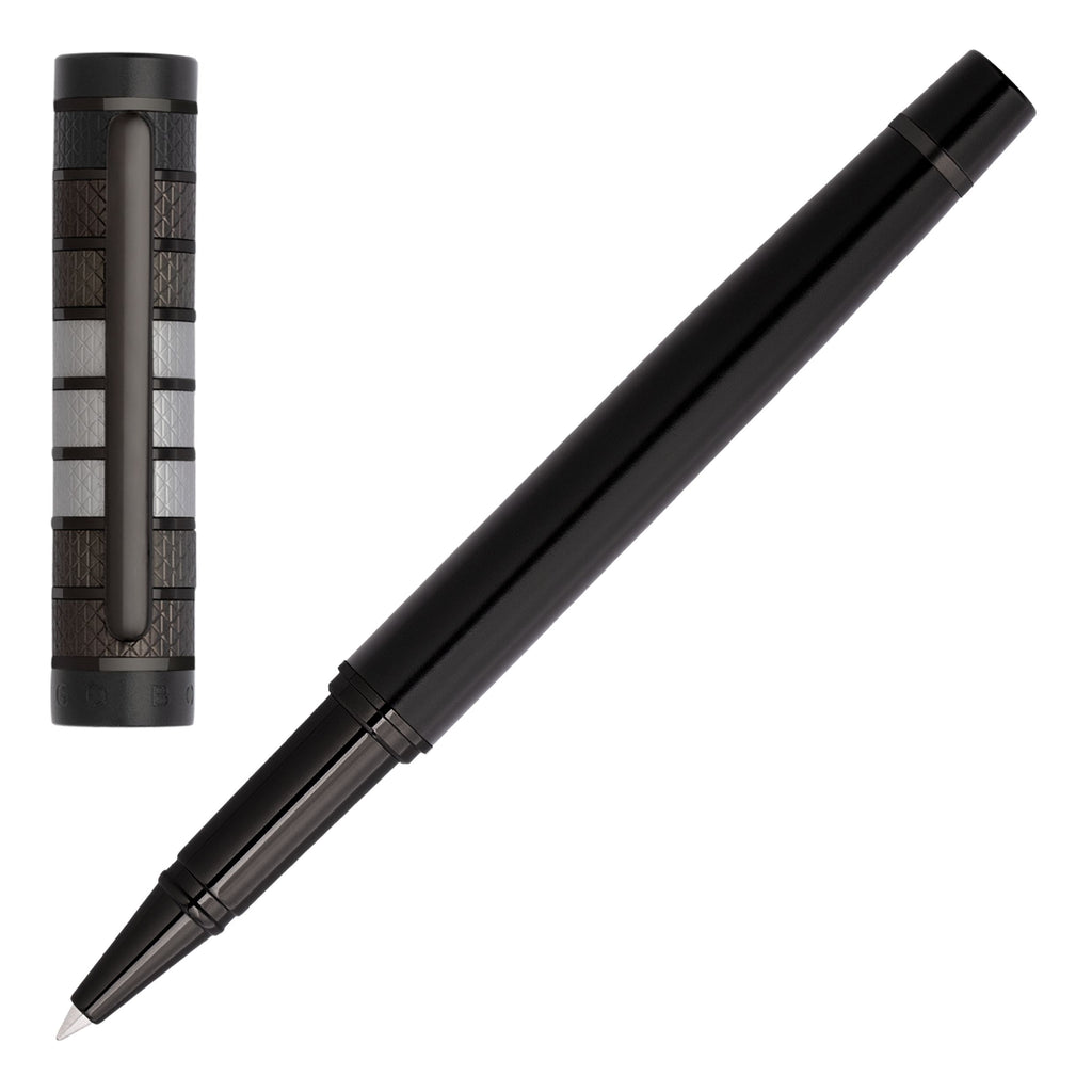 Executive pen sets HUGO BOSS Black Rollerball pen & Fountain pen Grade