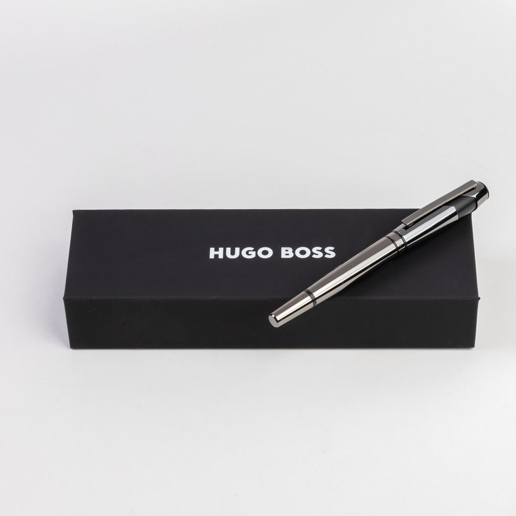 Corporate gifts to clients HUGO BOSS  Fountain pen Chevron Gun 