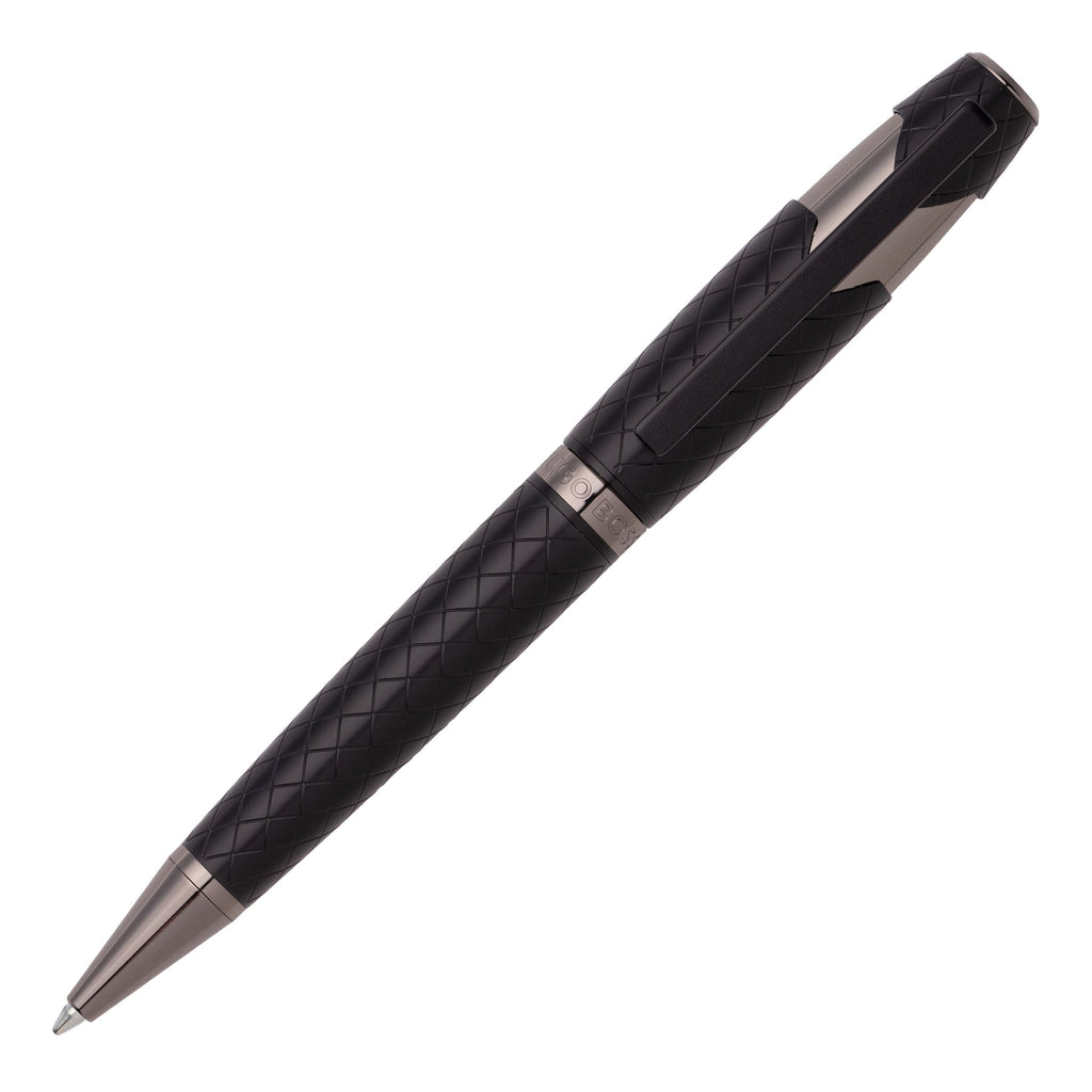 Ballpoint & fountain pen from HUGO BOSS black pen set Chevron in HK