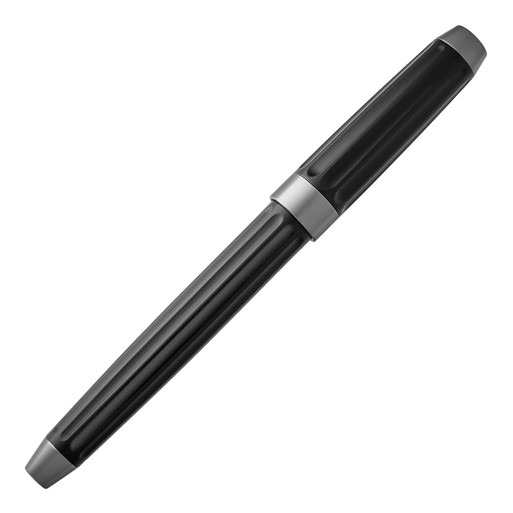 HUGO BOSS Black Fountain pen Beam with oversized pinstripe pattern