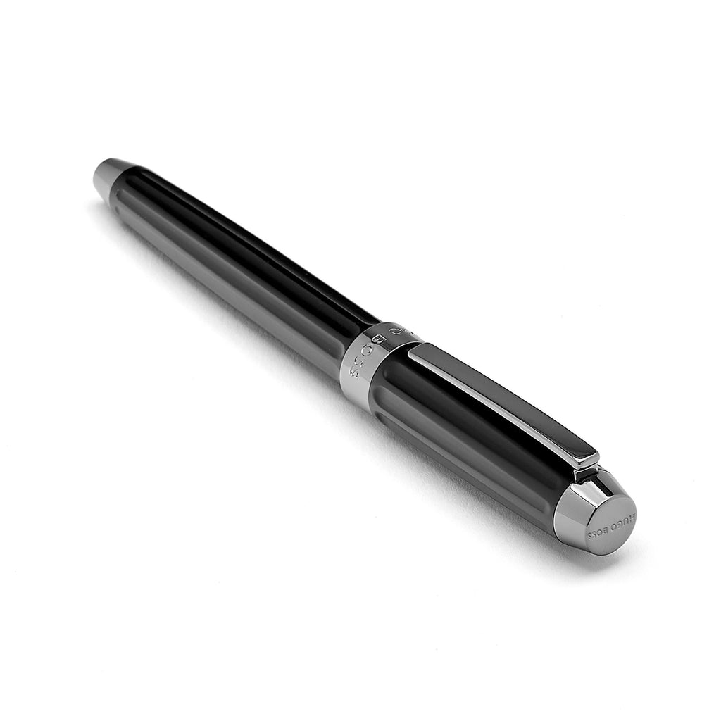 HUGO BOSS Black Fountain pen Beam with oversized pinstripe pattern