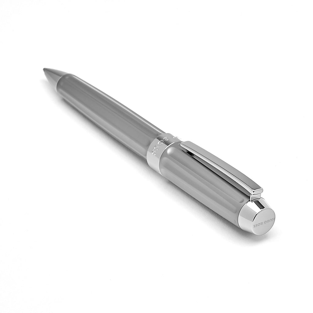 HUGO BOSS fashion chrome ballpoint pen Beam with etched logo on cap