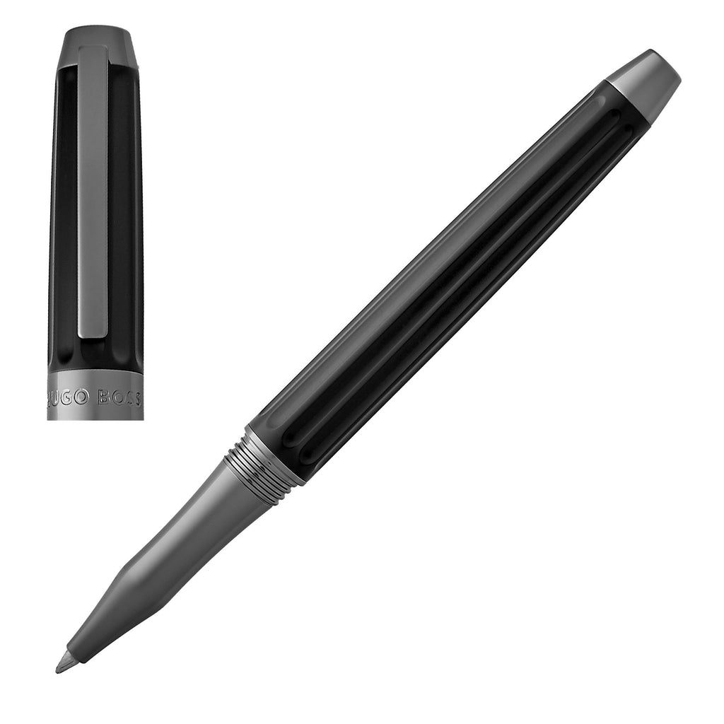 Luxury pen sets HUGO BOSS Black ballpoint pen & rollerball pen BEAM