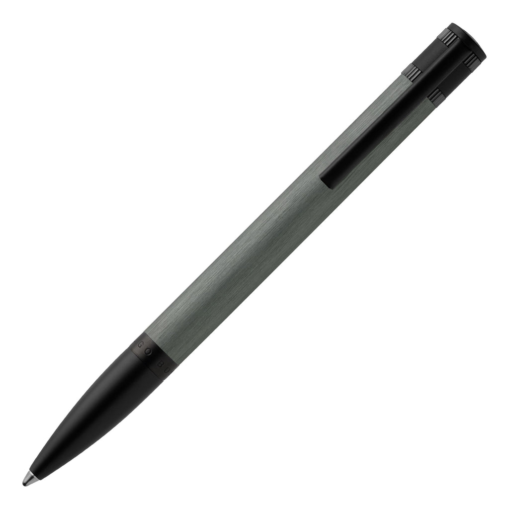 Fine pen set Hugo Boss Brushed Grey Ballpoint & Rollerball pen Explore