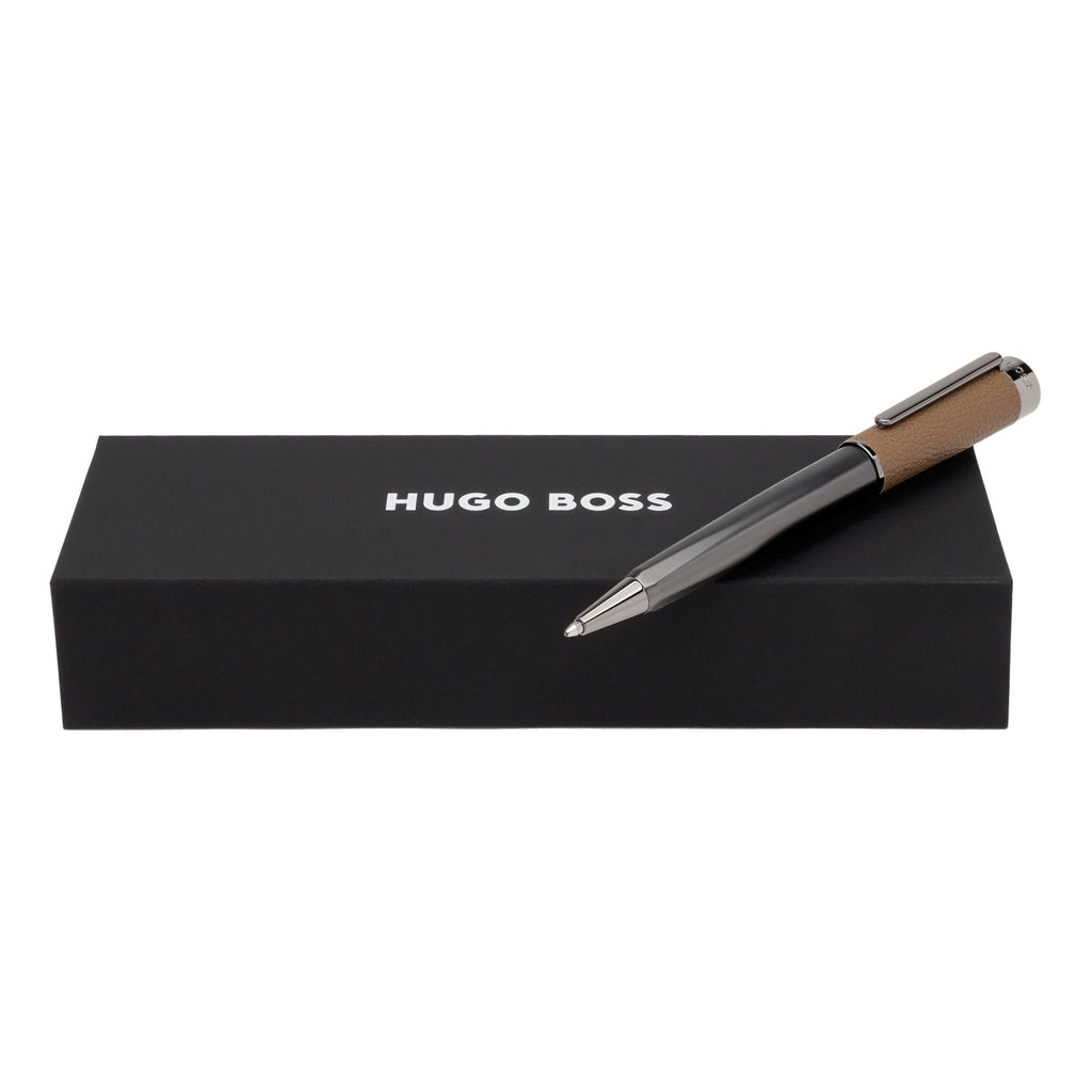 Men's fine writing instruments Hugo Boss camel ballpoint pen Corium 
