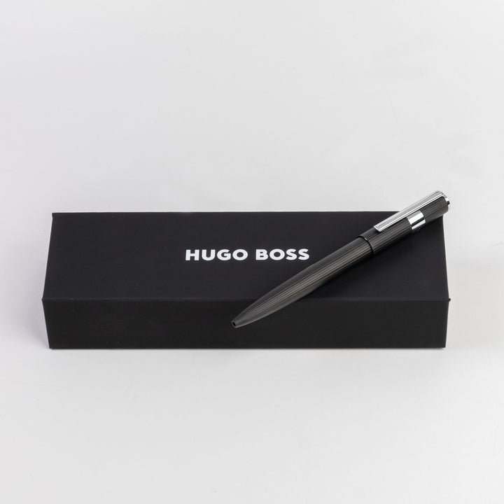HUGO BOSS HSV2854A-Ballpoint pen Gear Pinstripe Black / Chrome - Image 3