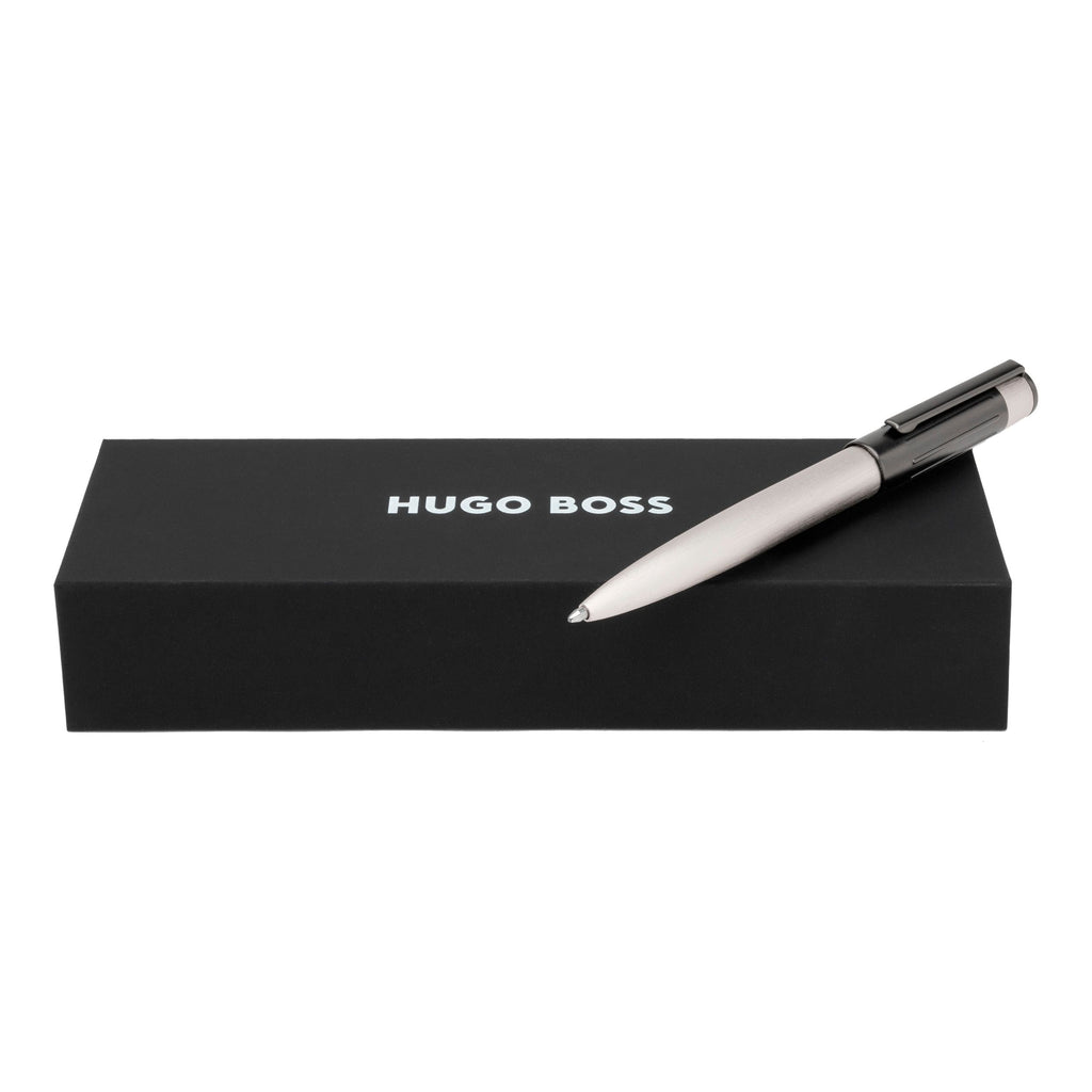 Ballpoint pen chrome Gear Ribs from HUGO BOSS stationery