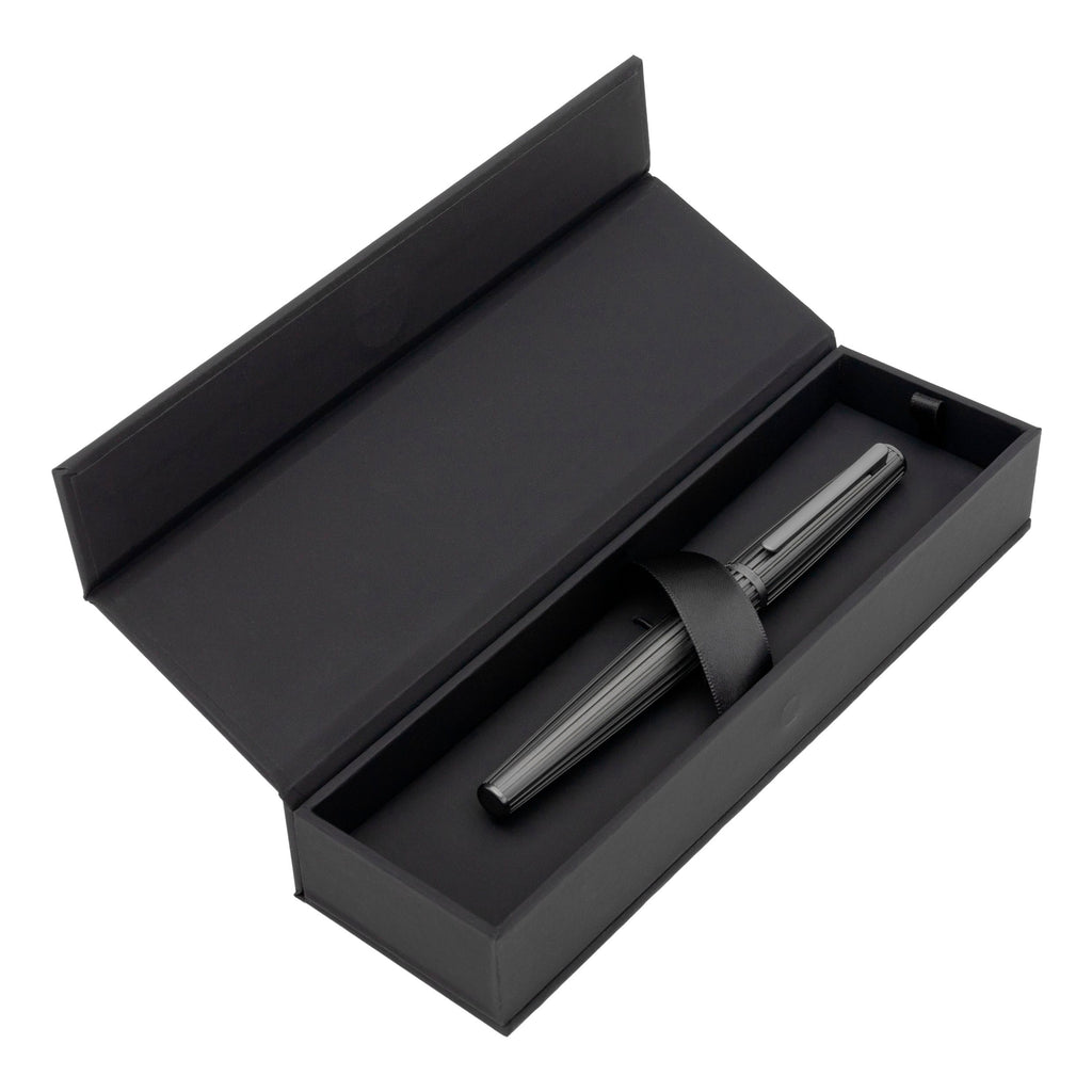 Rollerball pen Nitor in gun color from HUGO BOSS fashion accessories
