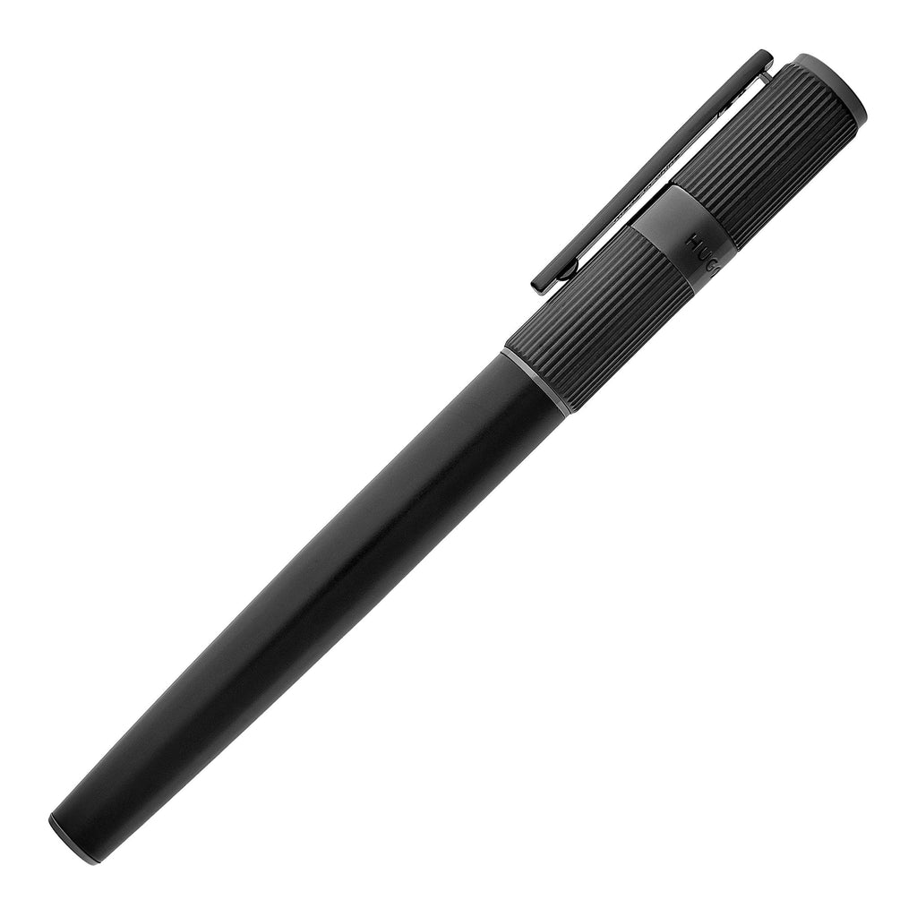 Pinstripe pattern pens HUGO BOSS Black Fountain pen Formation Line