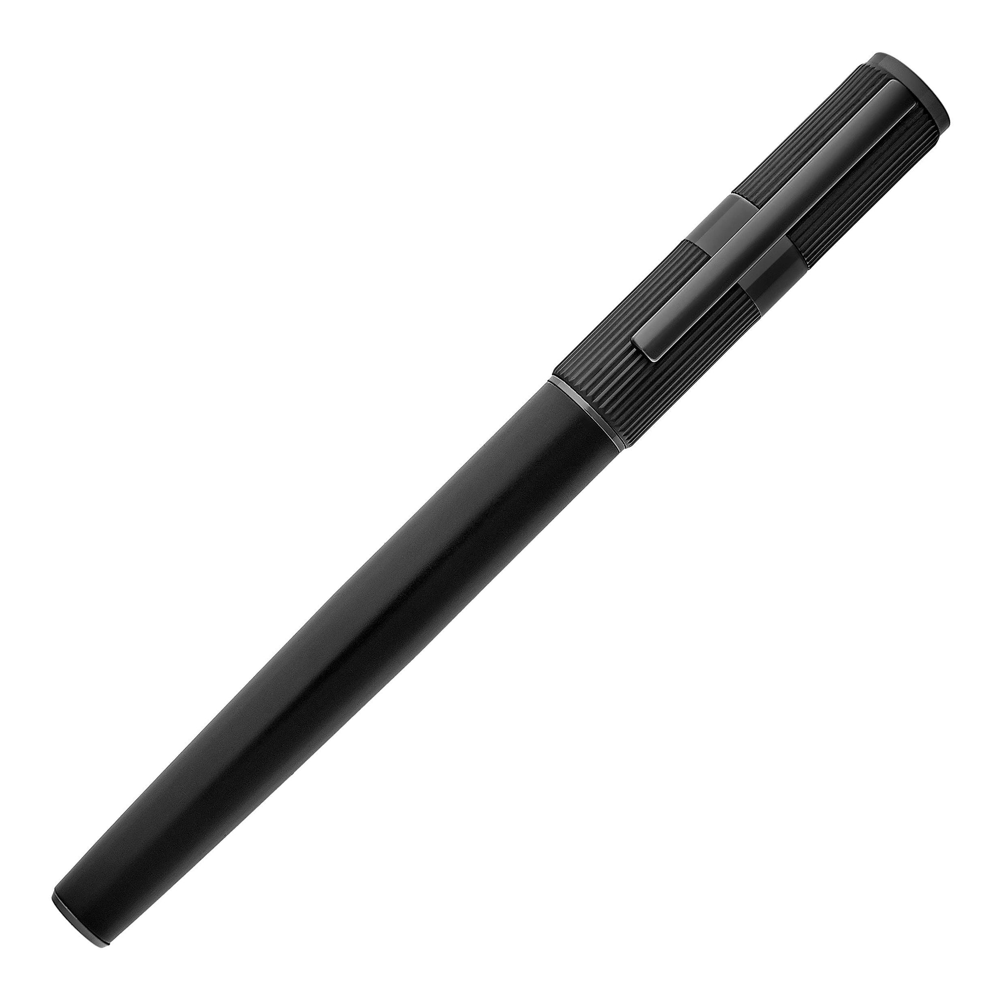 Pinstripe pattern pens HUGO BOSS Black Fountain pen Formation Line