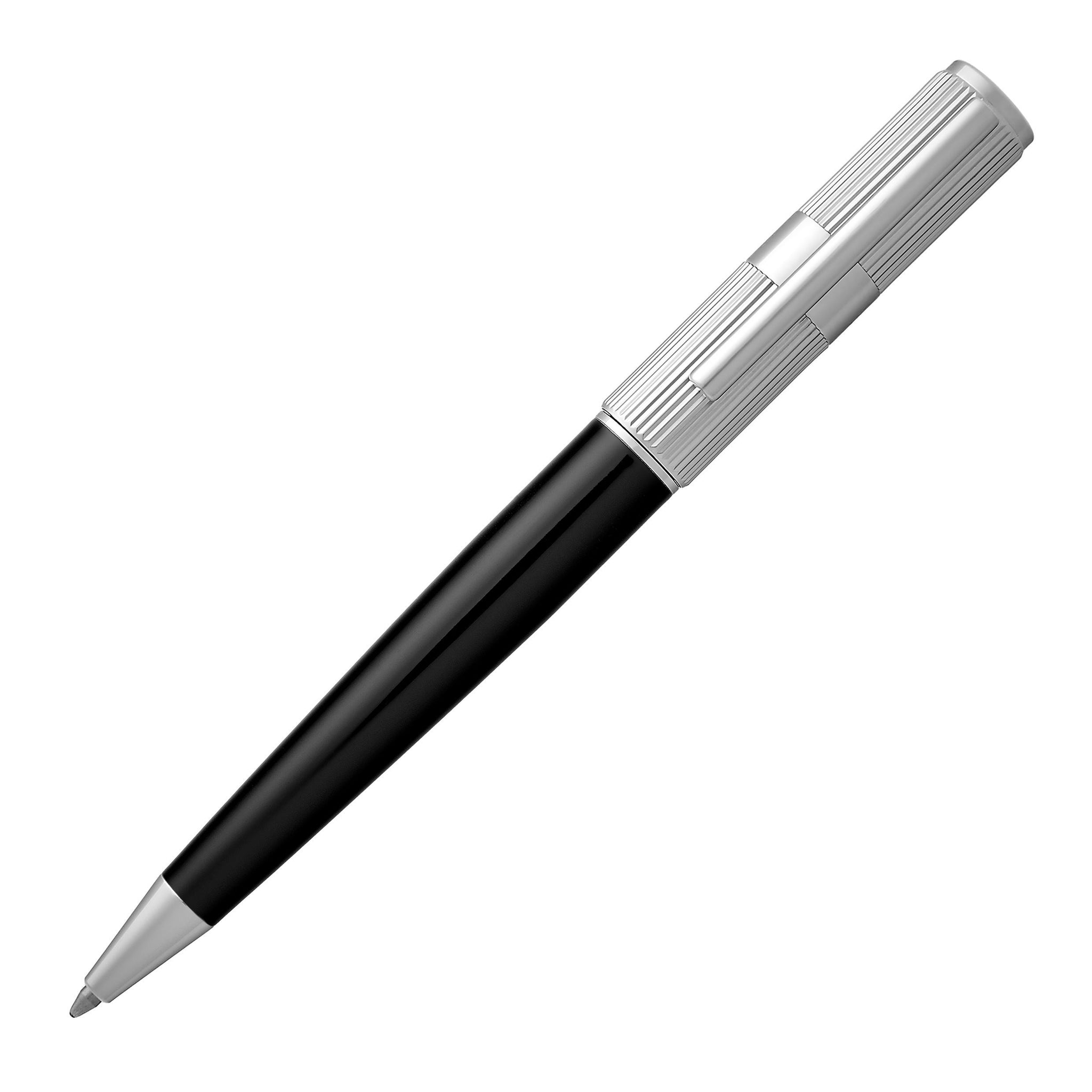 HUGO BOSS Ballpoint pen Formation Line with shiny silver