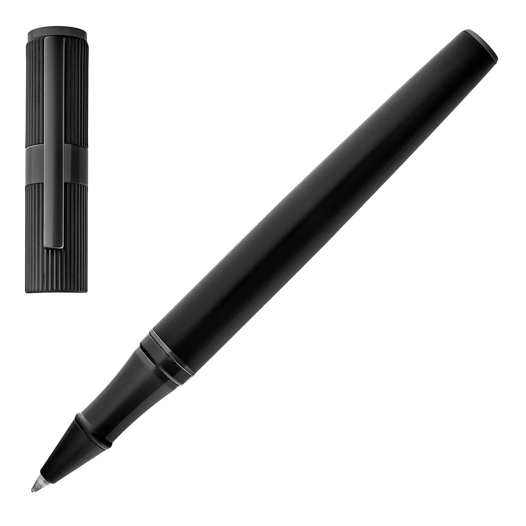 Best set HUGO BOSS Black ballpoint pen & rollerball pen Formation line