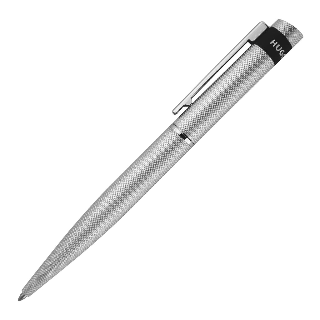 Set with monogram A5 notepad and HUGO BOSS chrome-plated ballpoint pen