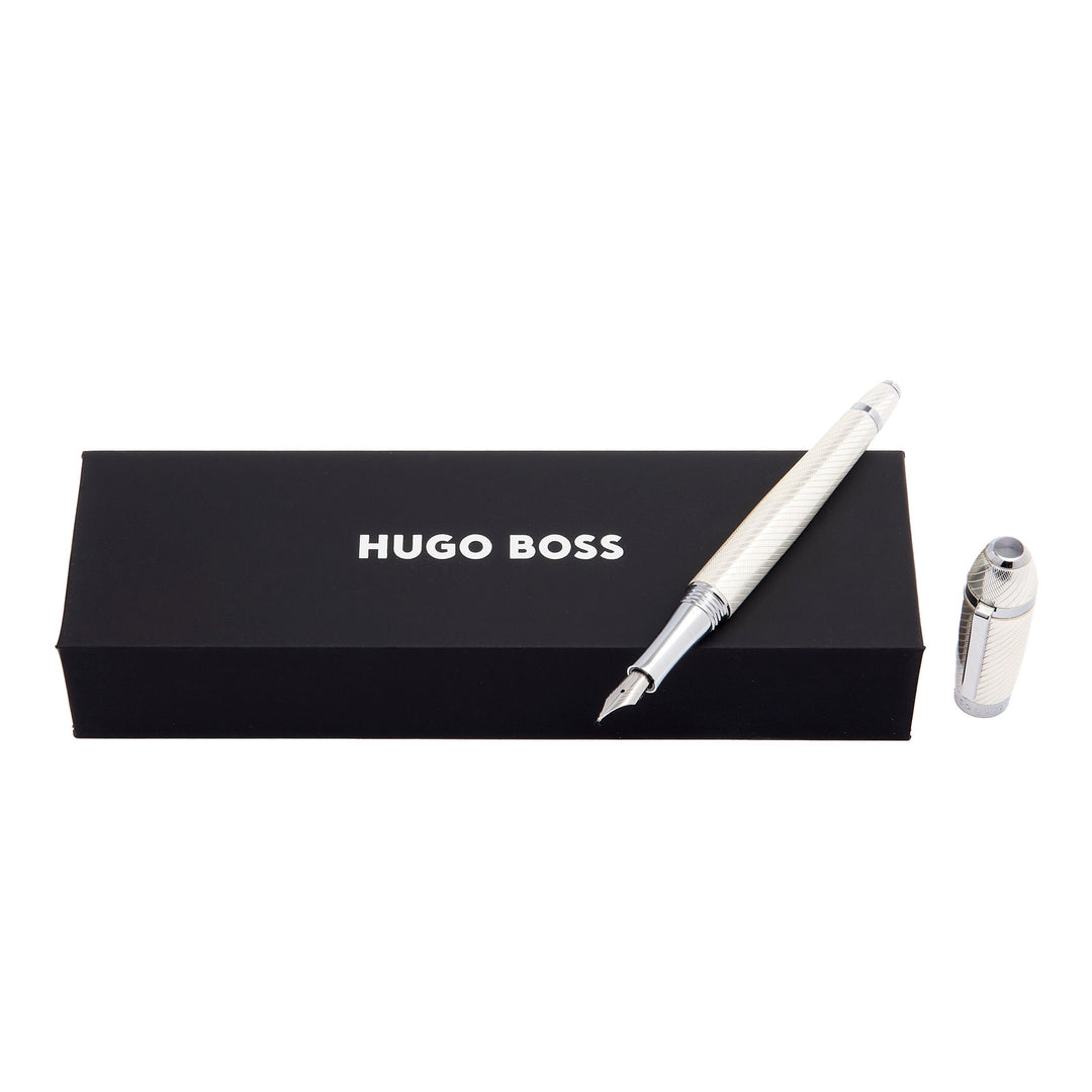 HUGO BOSS HSW4452C - Fountain pen Arc Futurist Silver - Image 6