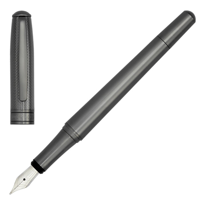 HUGO BOSS HSY4872D - Fountain pen Essential Metal Gun