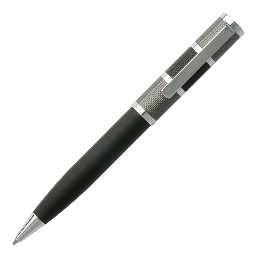 Ballpoint pen & Rollerball pen from HUGO BOSS dark grey set Formation