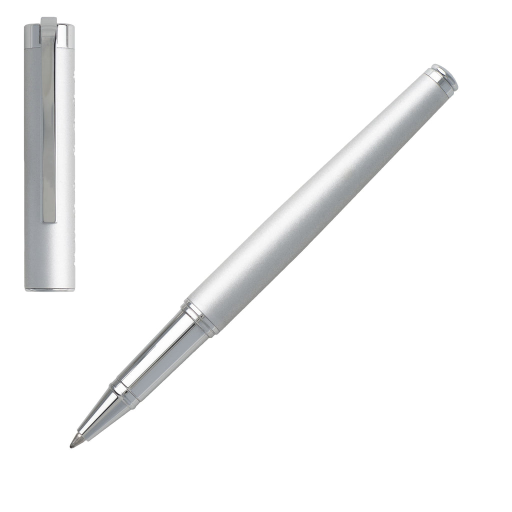 Premium pen sets HUGO BOSS Chrome rollerball & fountain pen Inception