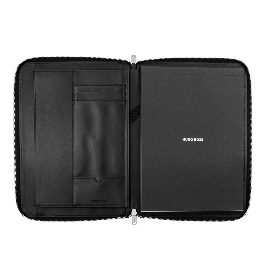  Exquisite folders HUGO BOSS Black A4 zip Conference folder Pure Iconic
