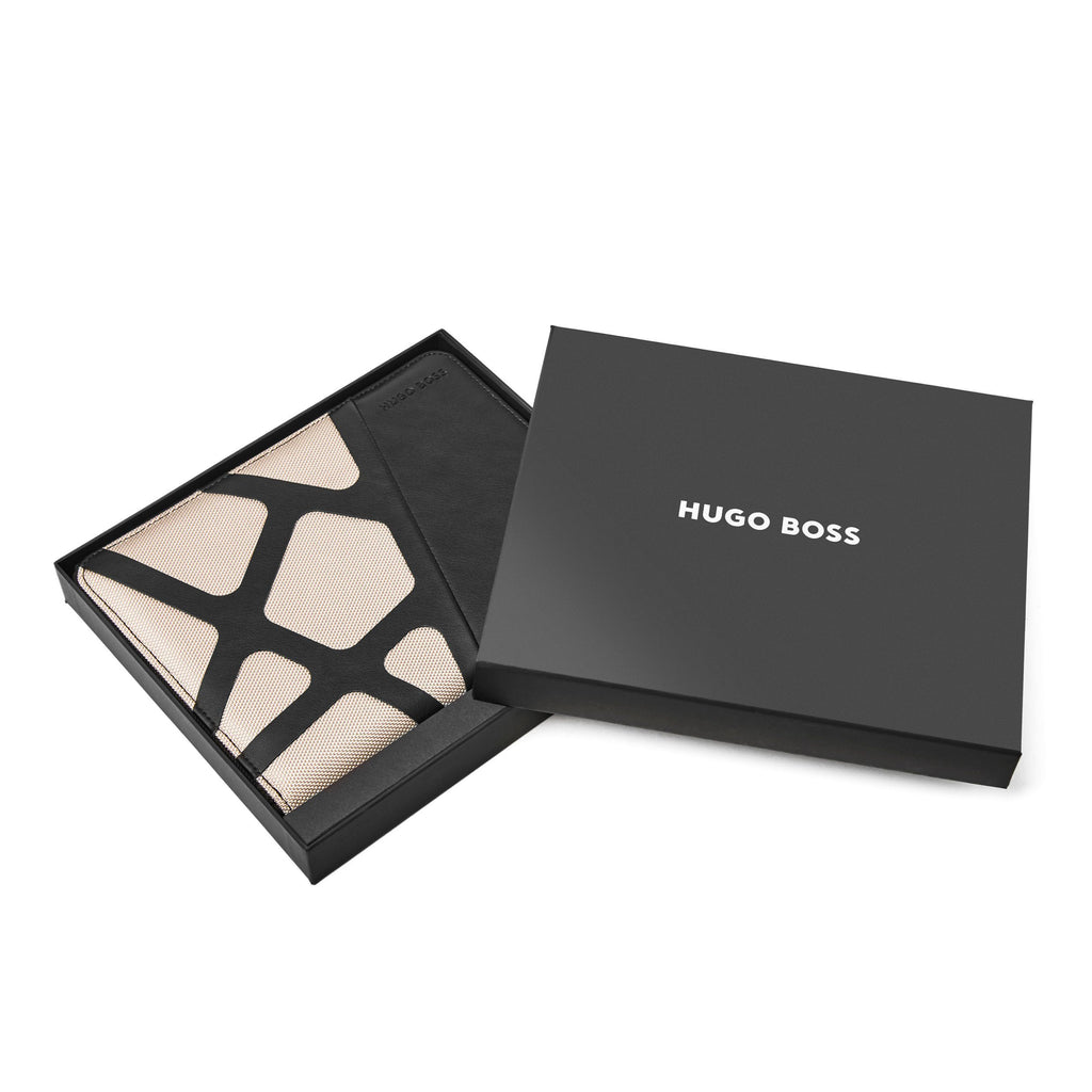 Designer corporate gifts HUGO BOSS A5 Conference folder Craft chrome