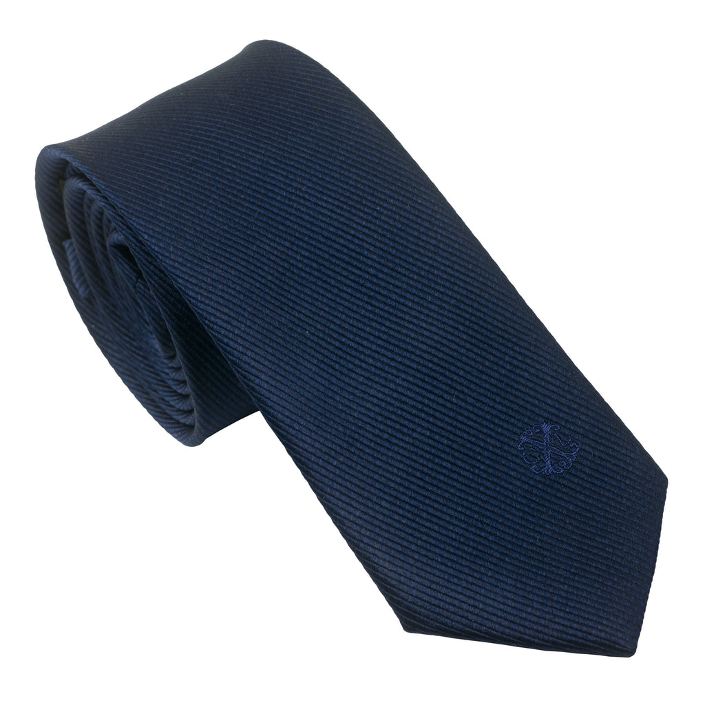 Men's tie gift set Christian Lacroix Navy Watch & Silk tie Element