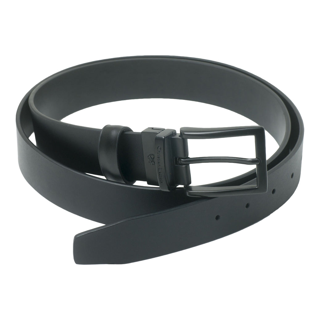 Leathehr belt gift set Christian Lacroix Black Watches & Belt Textum