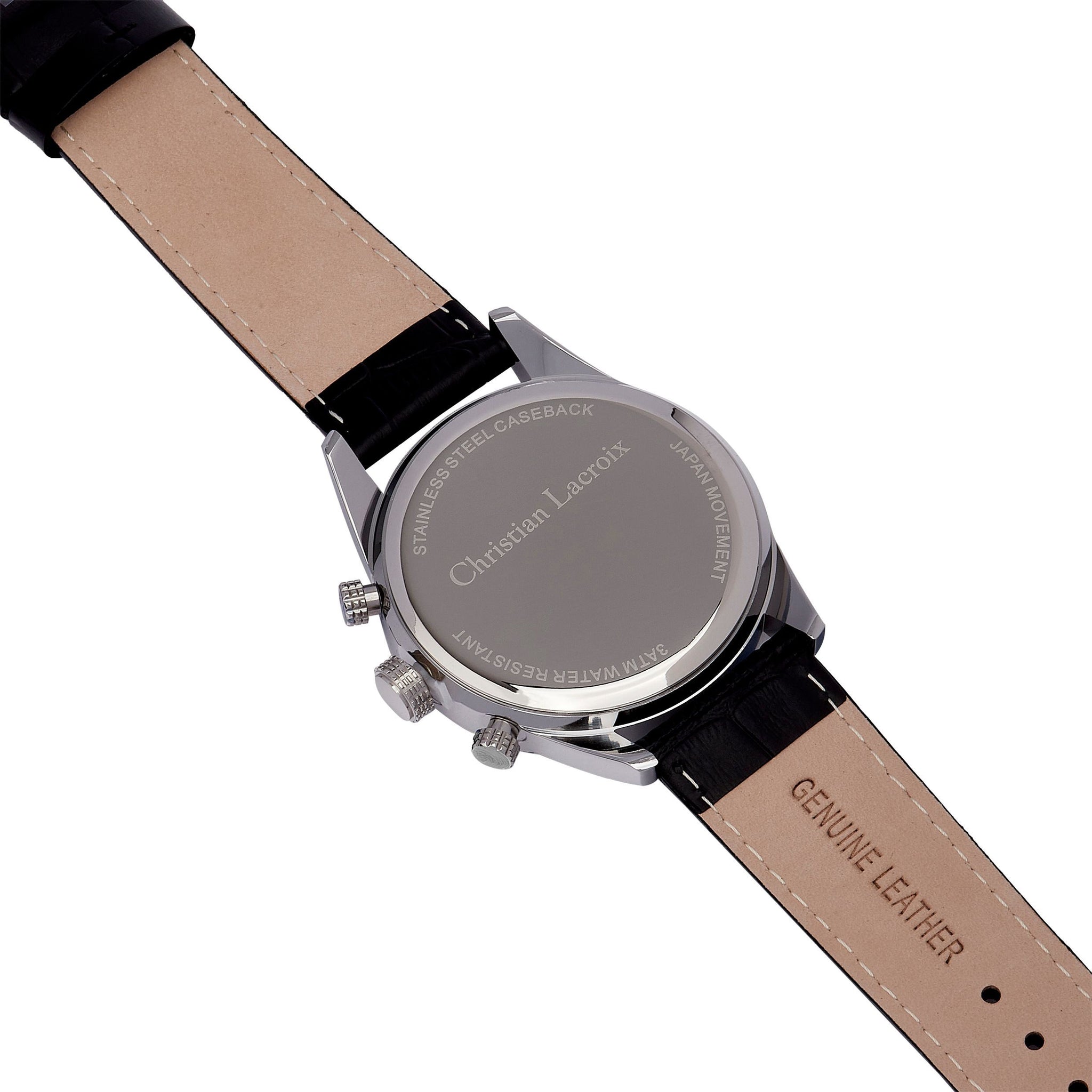 Hong Kong Gifts CHRISTIAN LACROIX Brown/Silver Chronograph