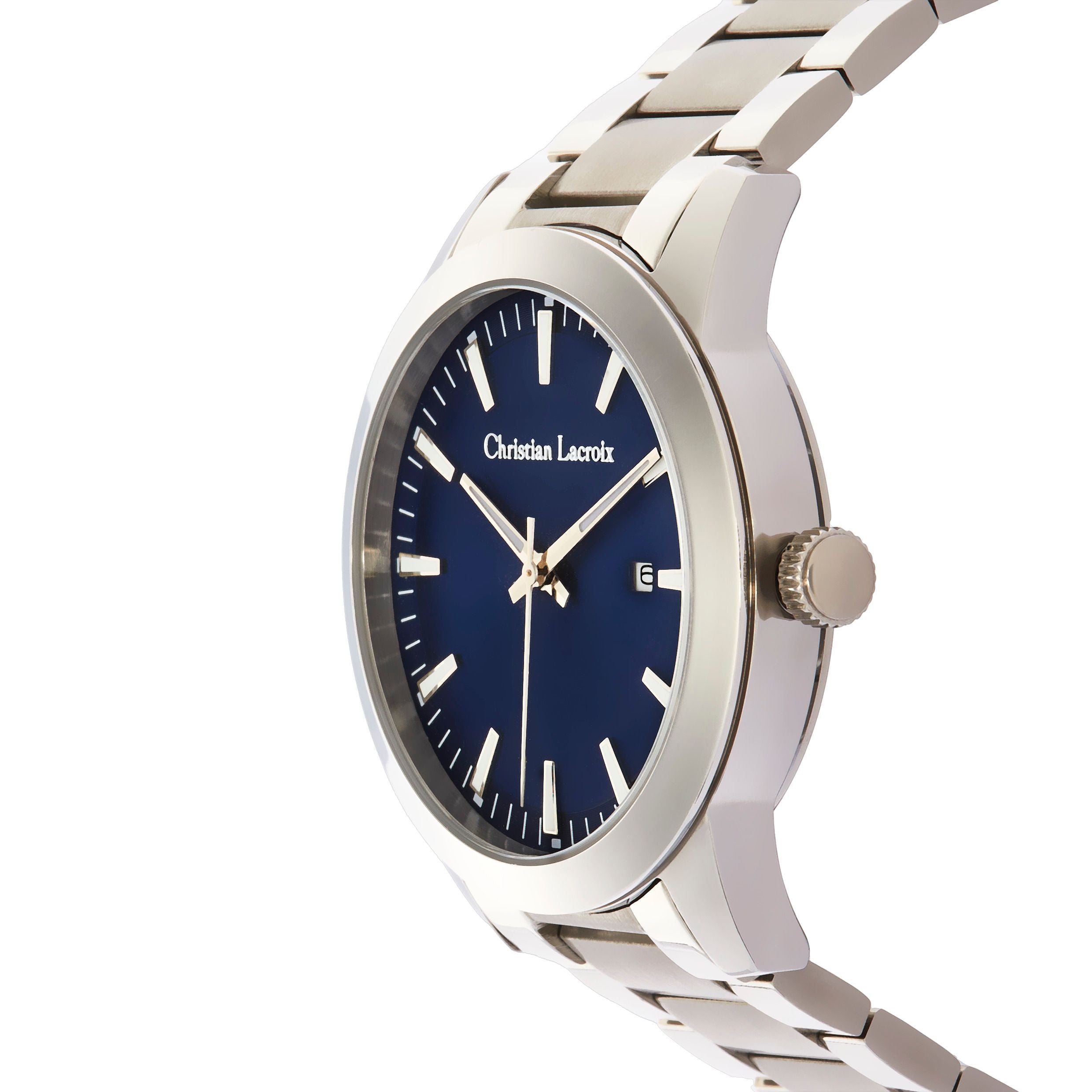 CHRISTIAN LACROIX LMD490B - Date watch Astrum Chrome / Navy