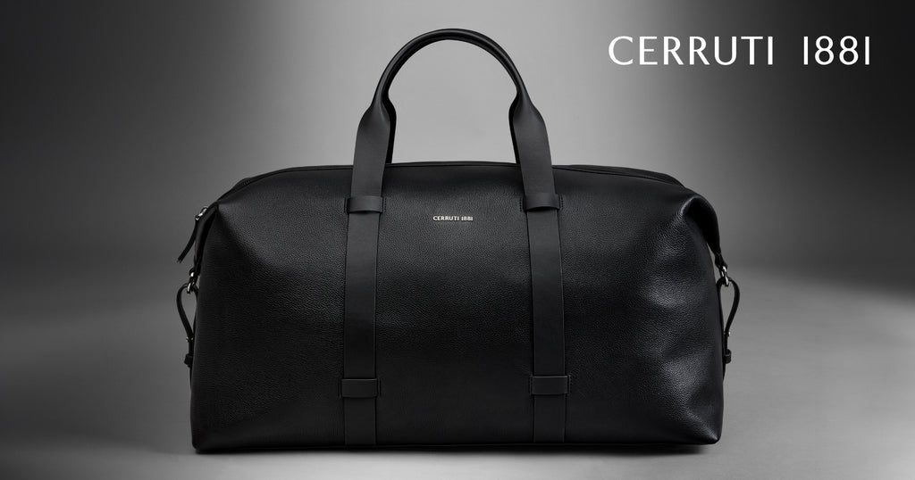 Weekend bags CERRUTI 1881 Black Stylish Nylon Travel bag Holborn