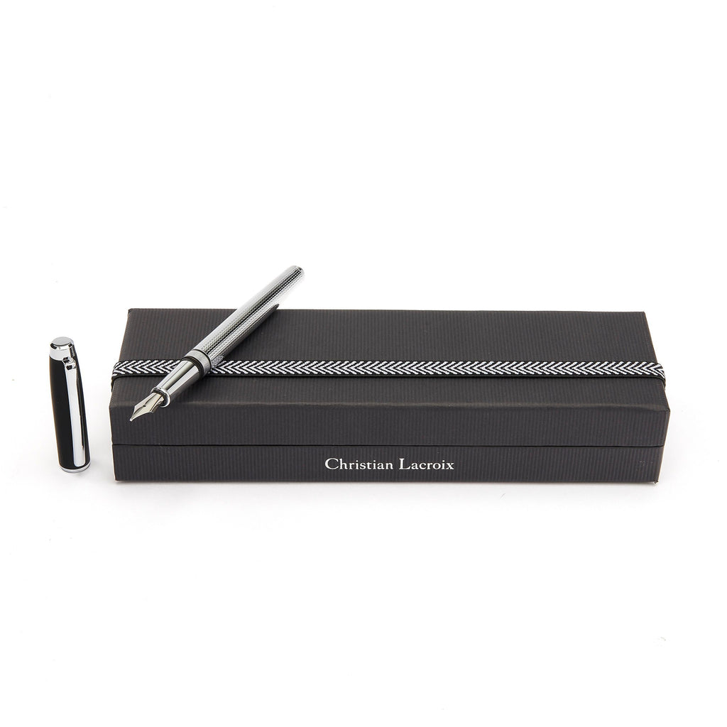 Personalized pens Christian Lacroix Soft Black Fountain pen Caprio 