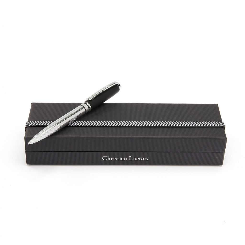 Customized gifts Christian Lacroix Soft Black Ballpoint pen Caprio 