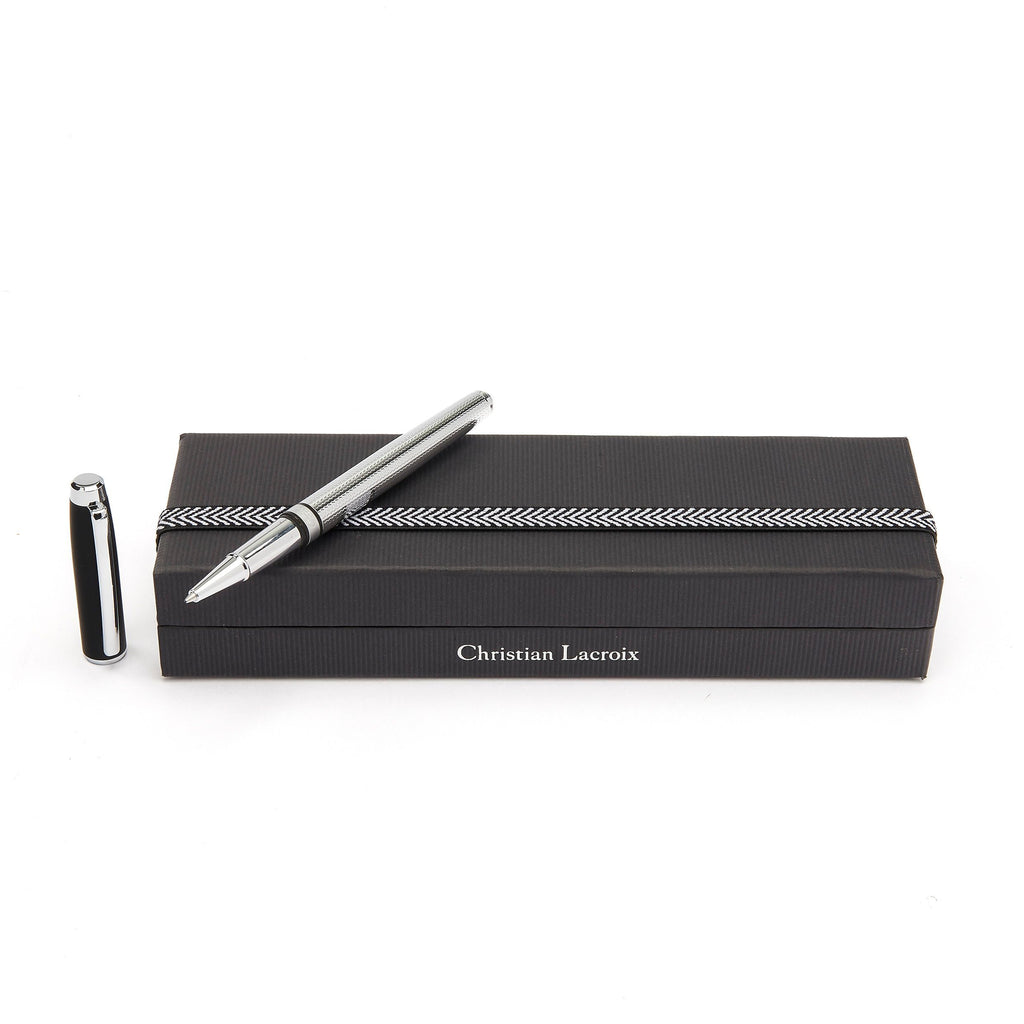 Christian Lacroix Soft Black Rollerball pen Caprio with gift box