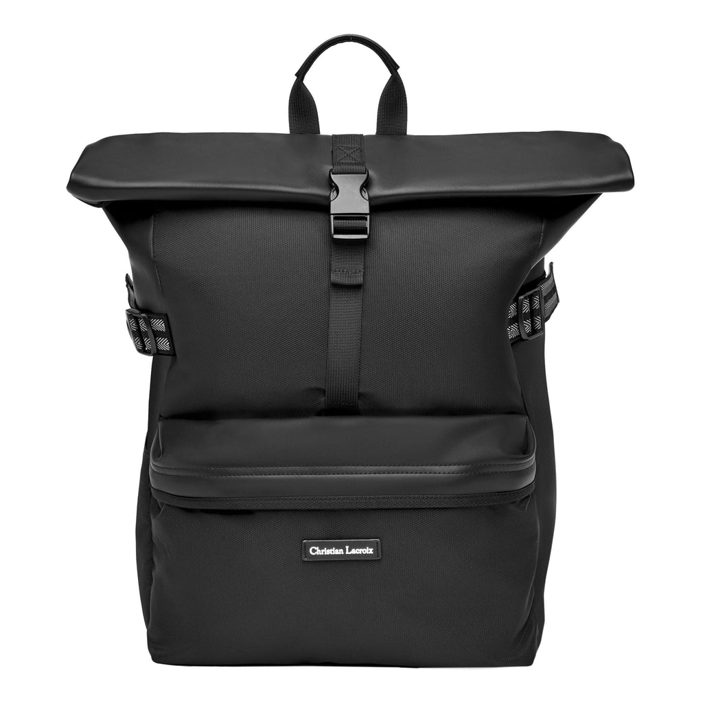 Designer backpack for men CHRISTIAN LACROIX Black Backpack Caprio 