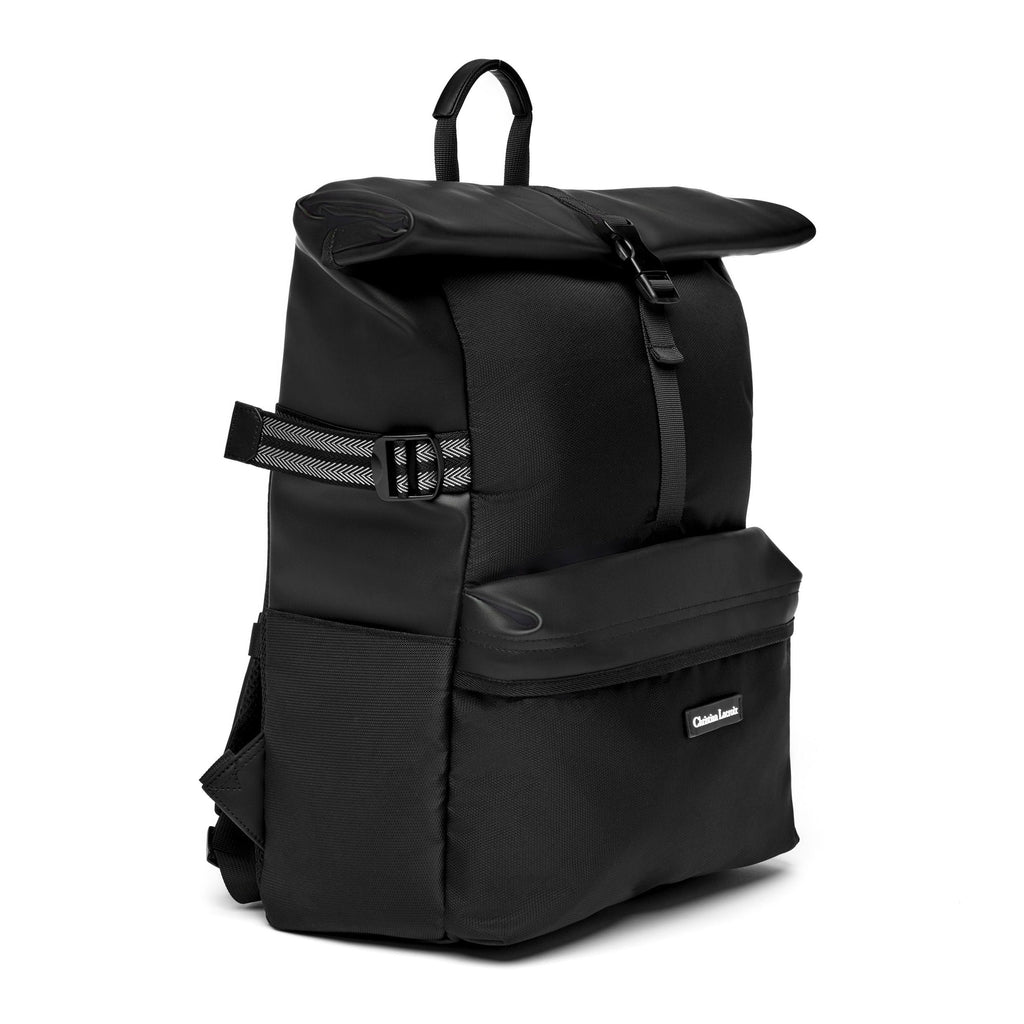 Designer backpack for men CHRISTIAN LACROIX Black Backpack Caprio