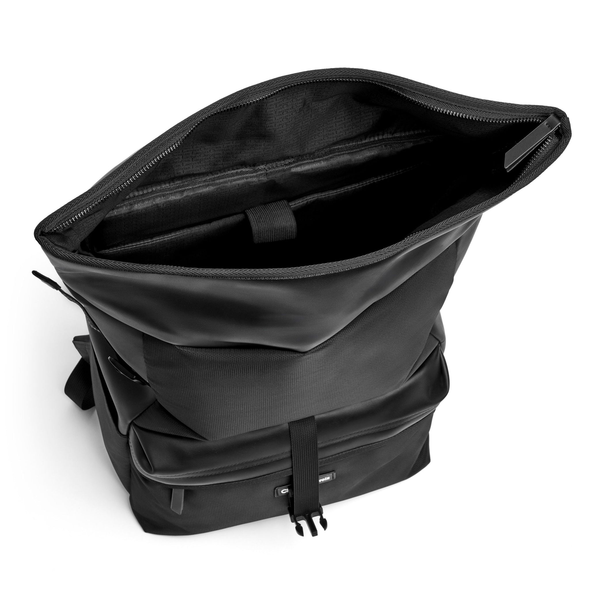 CHRISTIAN LACROIX Black Travel Backpack Caprio with laptop