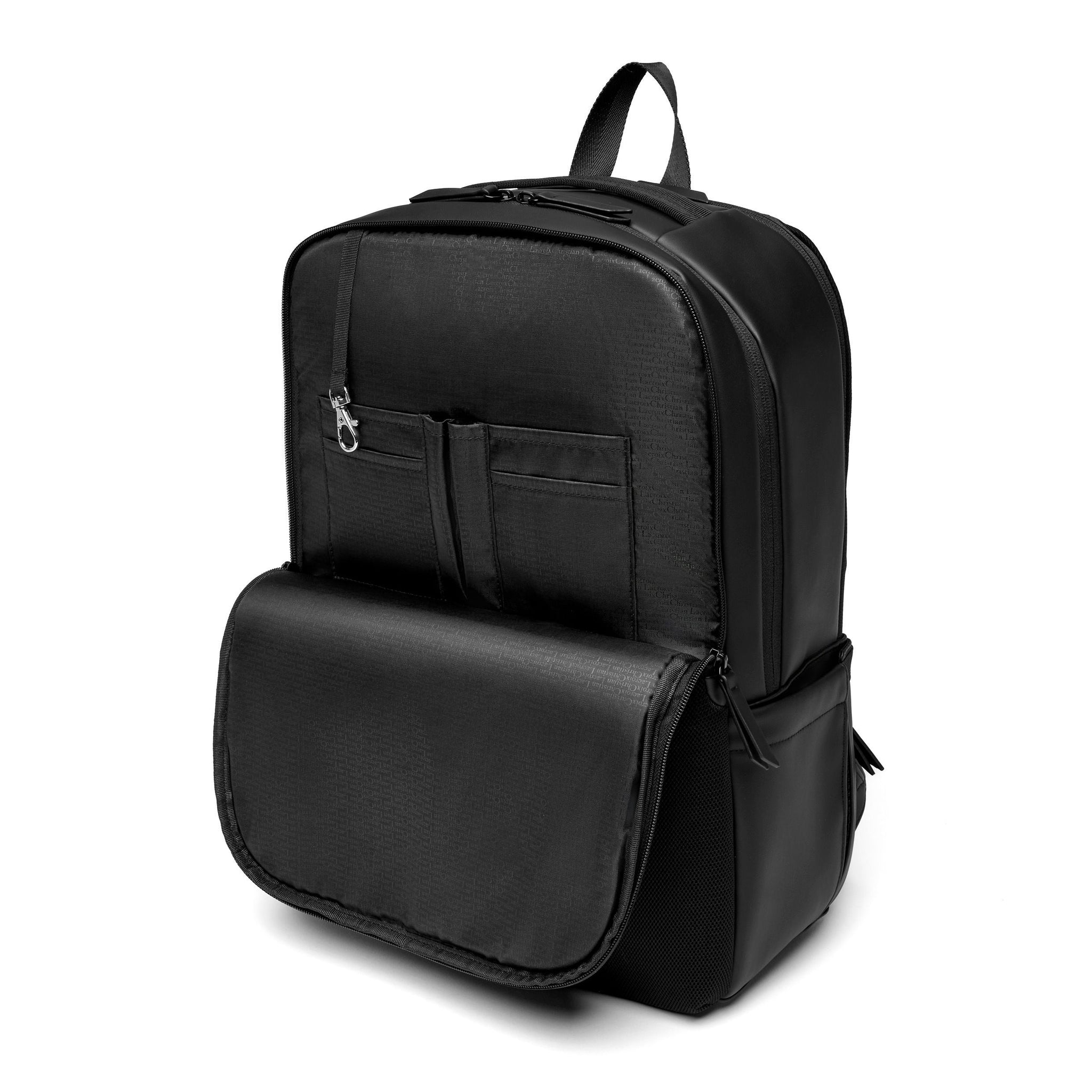 christian lacroix leather backpack Men's laptop backpack CHRISTIAN LACROIX black travel backpack Whiteline – Luxury Corporate Gifts