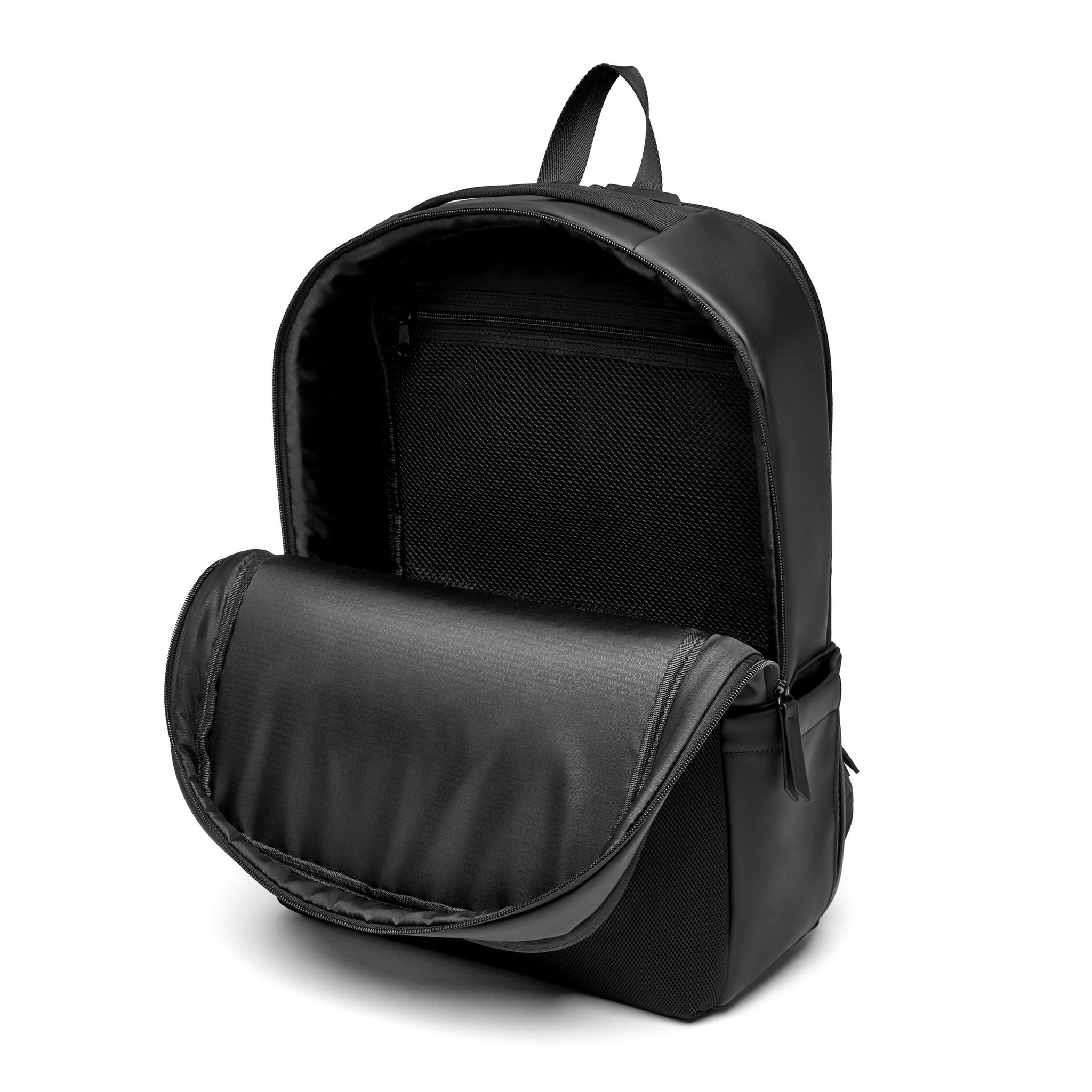 christian lacroix leather backpack Men's laptop backpack CHRISTIAN LACROIX black travel backpack Whiteline – Luxury Corporate Gifts