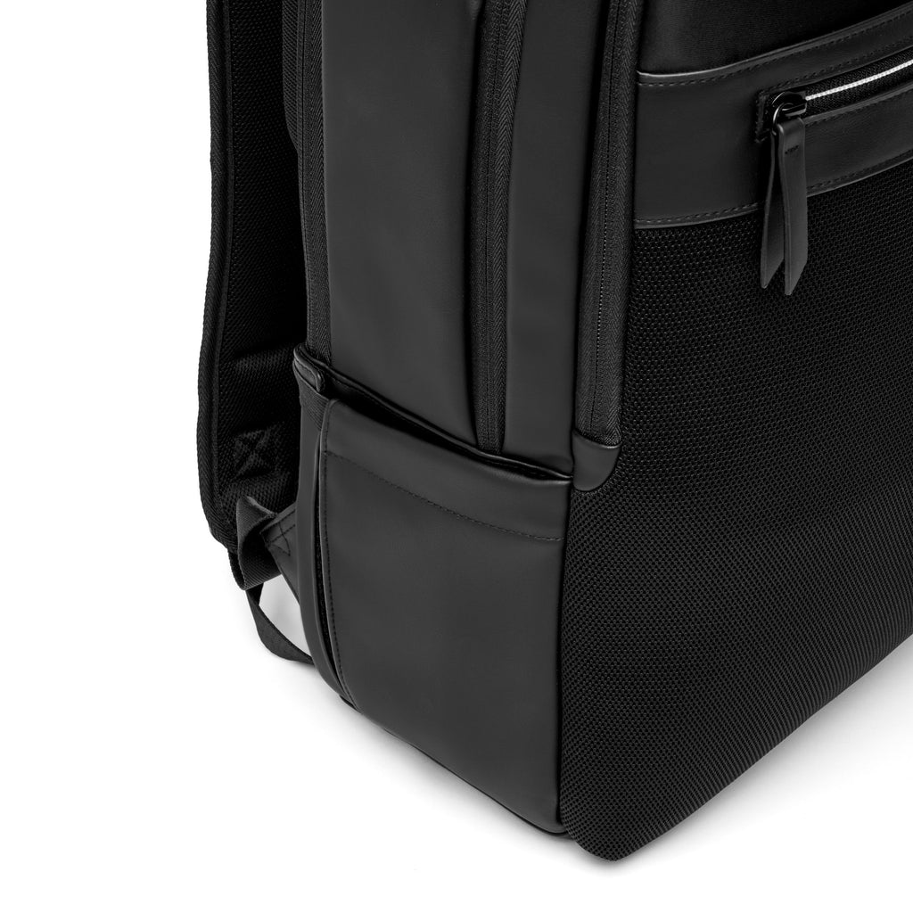 Men's laptop backpack CHRISTIAN LACROIX black travel backpack Whiteline