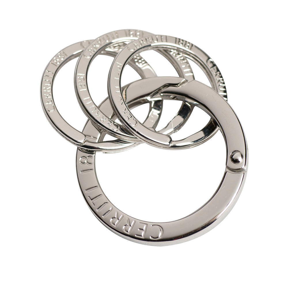 CERRUTI 1881 Gift Set Zoom Classic Silver | Ballpoint pen & Key ring