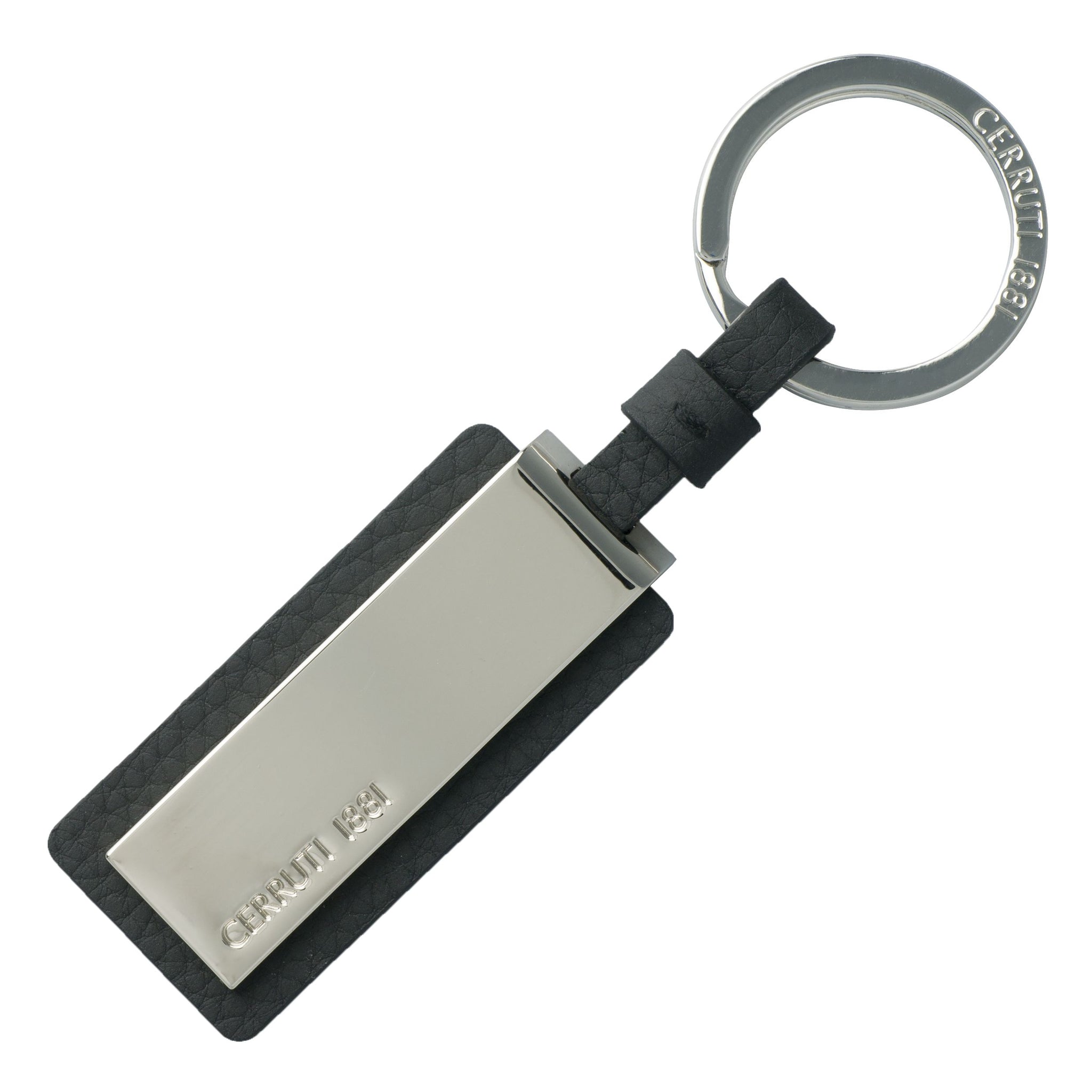 Corporate gift set CERRUTI 1881 Black ballpoint pen & key ring