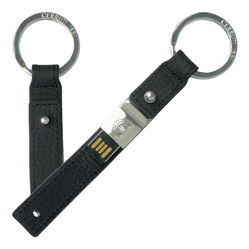 Corporate gift Set Hamilton Cerruti 1881 Black Wallet & USB stick