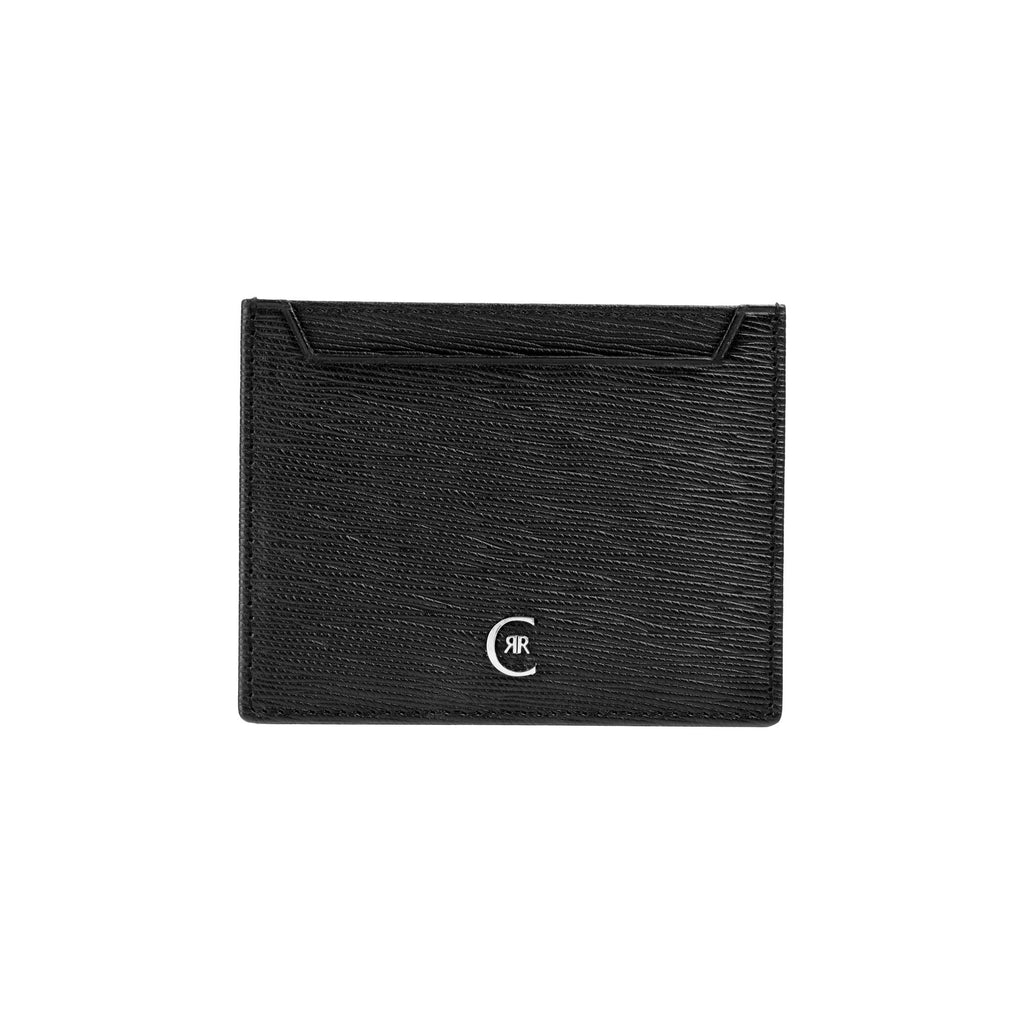 Businesss card cases CERRUTI 1881 Black Leather Card holder Belgravia