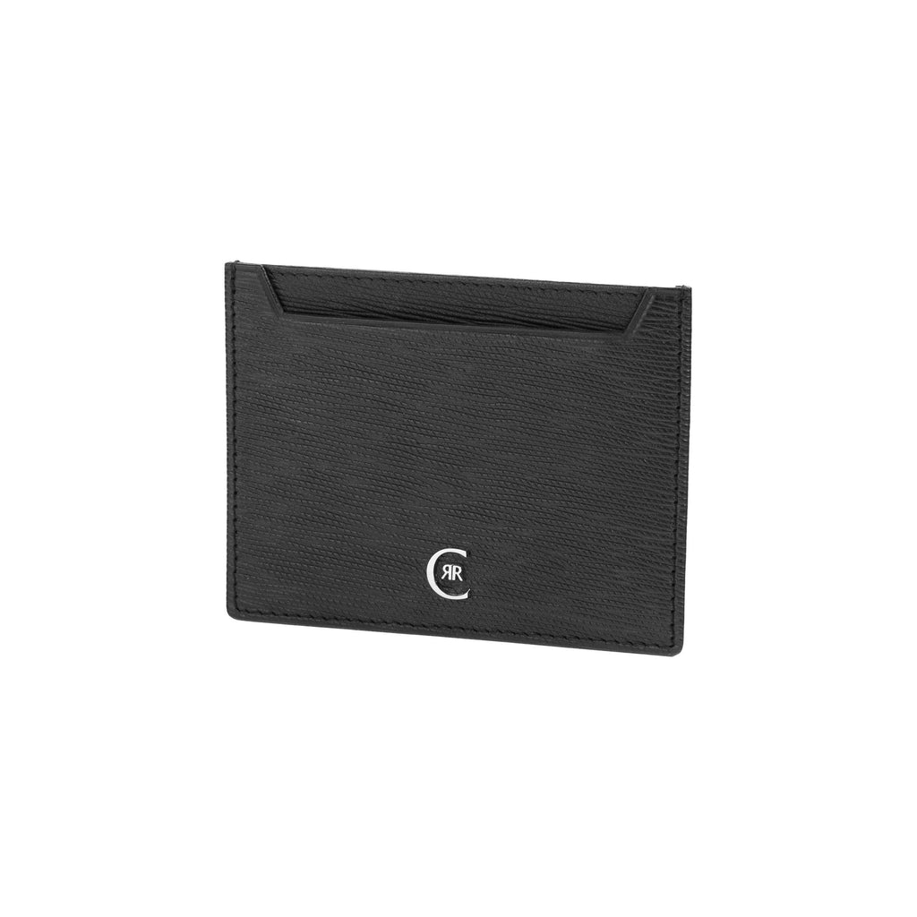 Businesss card cases CERRUTI 1881 Black Leather Card holder Belgravia