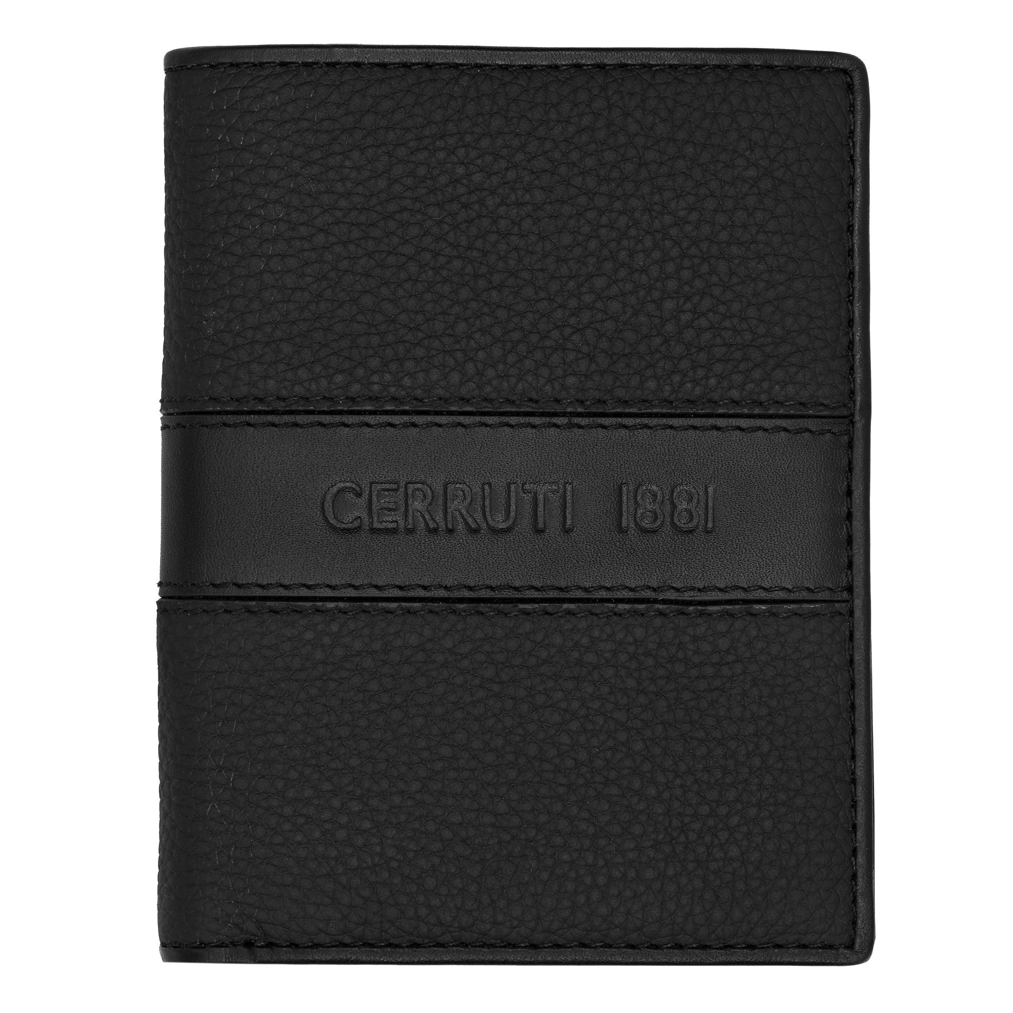 Men's bifold wallets CERRUTI 1881 Black Folding card holder Delano