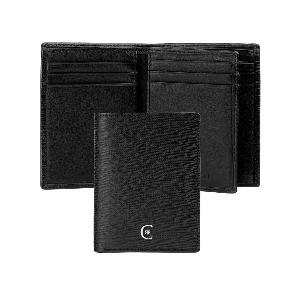 Trifold wallets CERRUTI 1881 Black Leather Card holder Belgravia