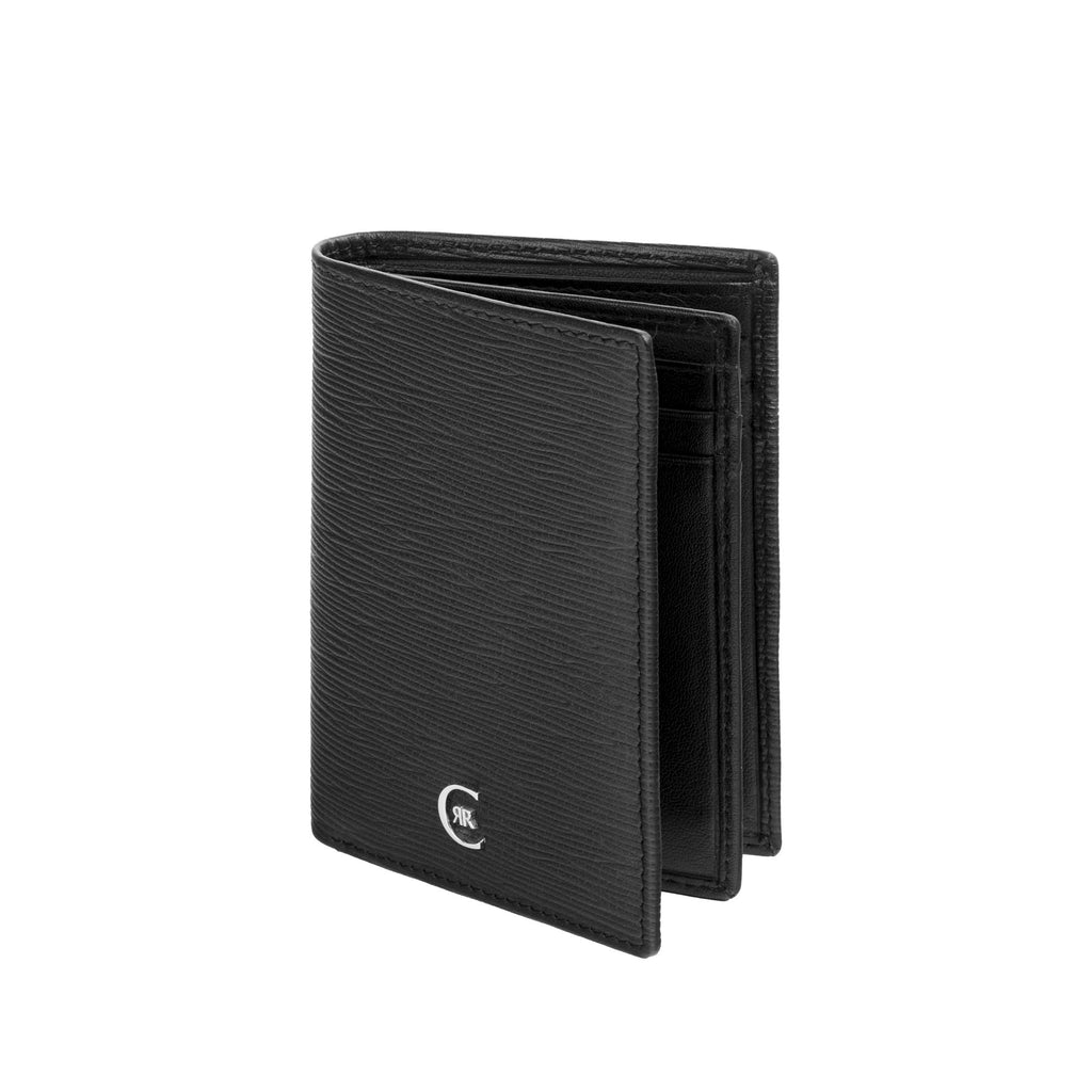 Trifold wallets CERRUTI 1881 Black Leather Card holder Belgravia