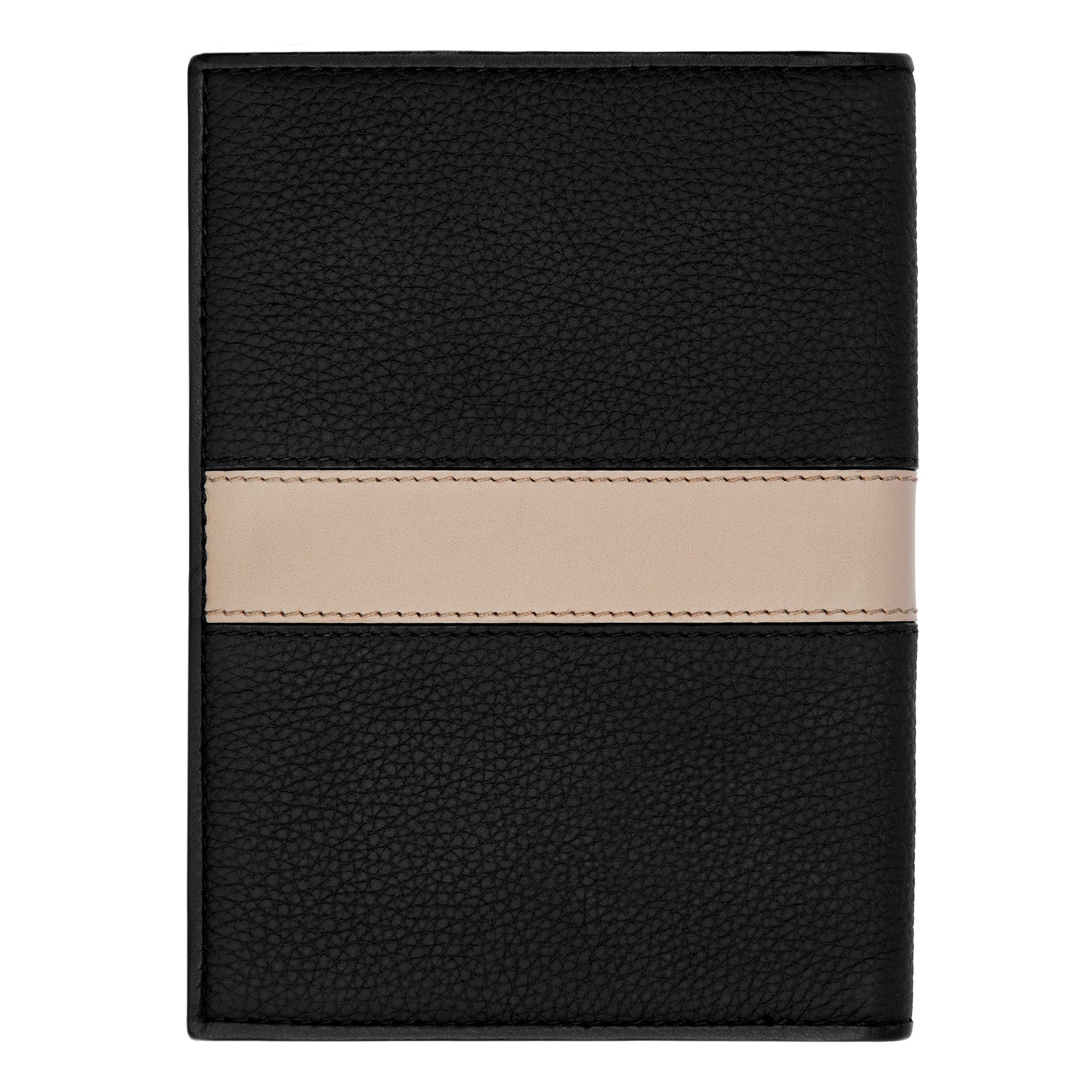 モノグラム ケース Travel passport case CERRUTI 1881 Taupe & Black Passport holder