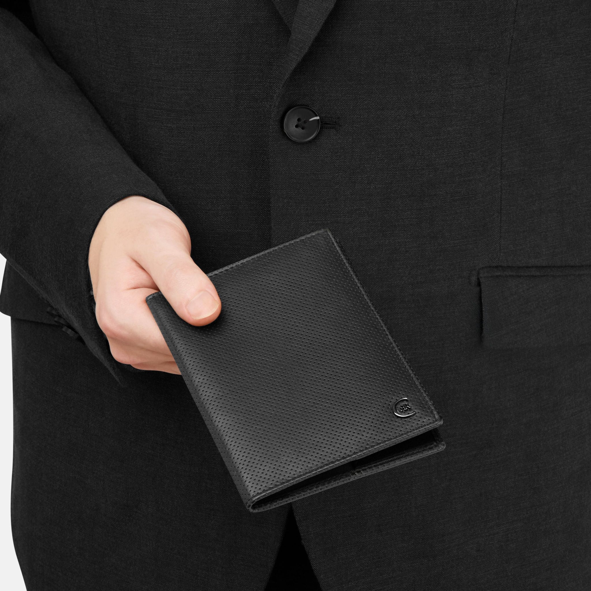 Men's passport cases CERRUTI 1881 Black Passport holder Islington