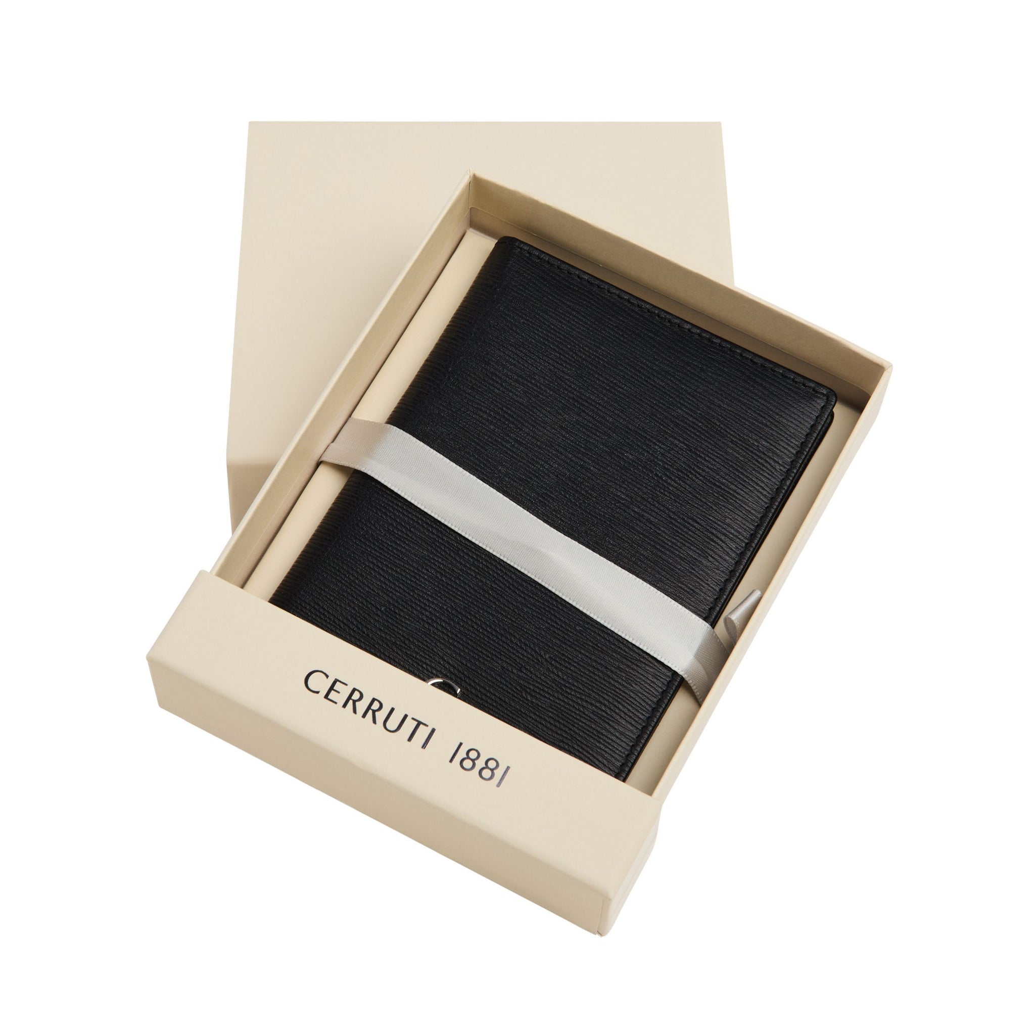 Business travel cases CERRUTI 1881 Black Passport holder Belgravia